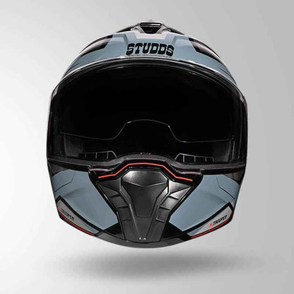 Studds Trooper DV D2 Hellcat Decor Black & Grey - Helmet