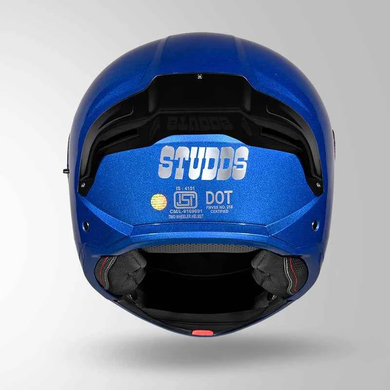 Studds Trooper DV Flame Blue - Helmet