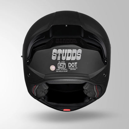 Studds Trooper DV Matt Black - Helmet