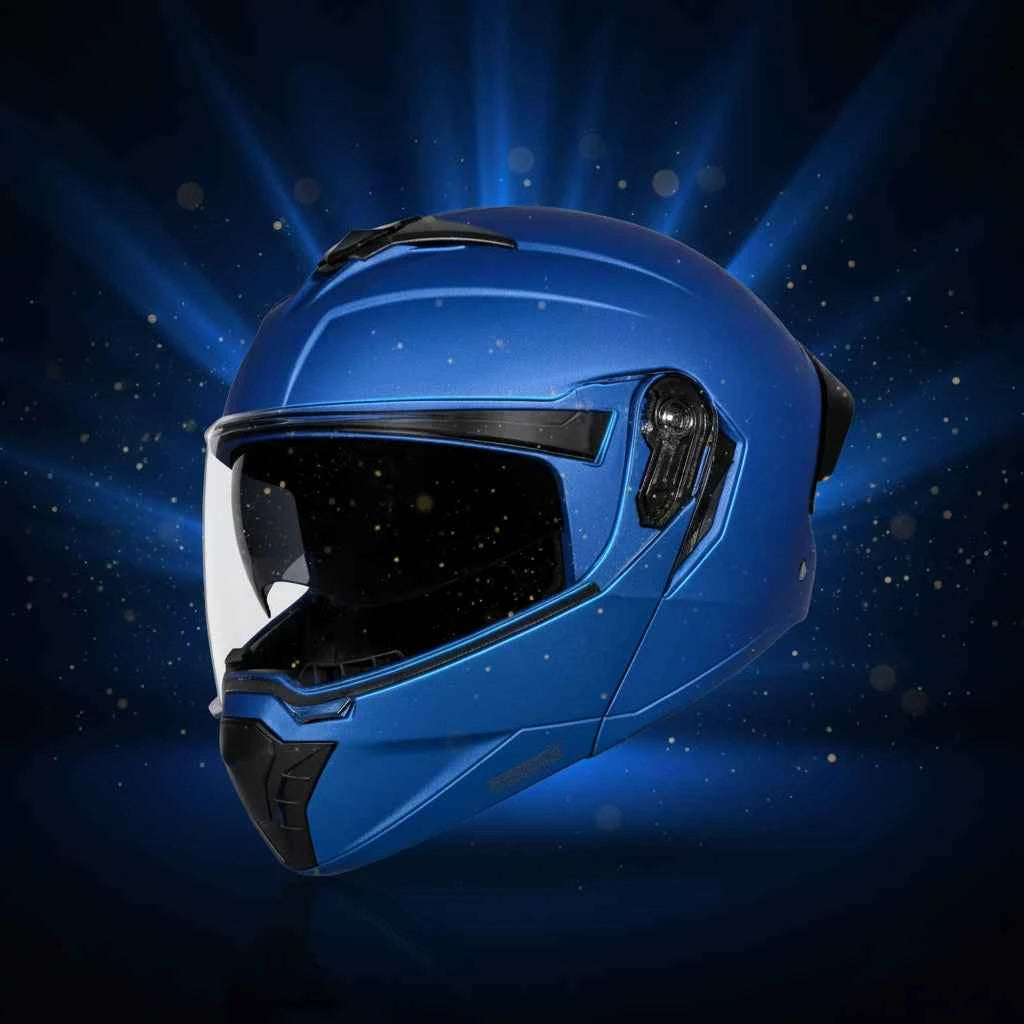 Studds Trooper DV Matt Blue - Helmet