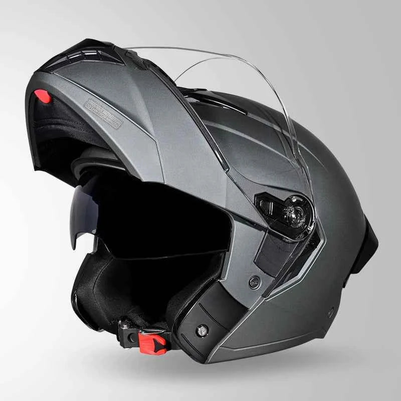 Studds Trooper DV Matt Gun Grey - Helmet