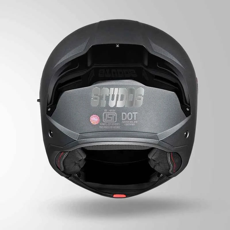 Studds Trooper DV Matt Gun Grey - Helmet