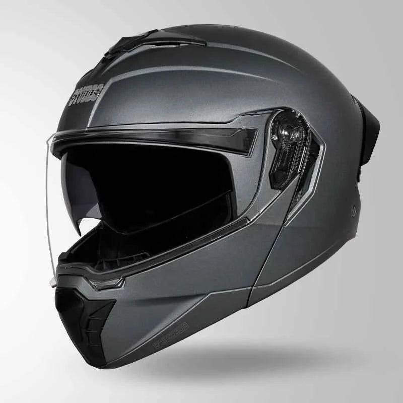 Studds Trooper DV Matt Gun Grey - Helmet