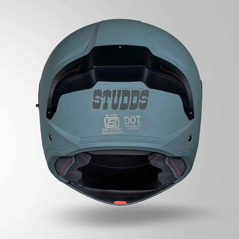 Studds Trooper DV Matt Shark Skin Blue - Helmet