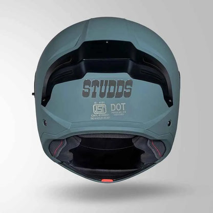 Studds Trooper DV Matt Shark Skin Blue - Helmet