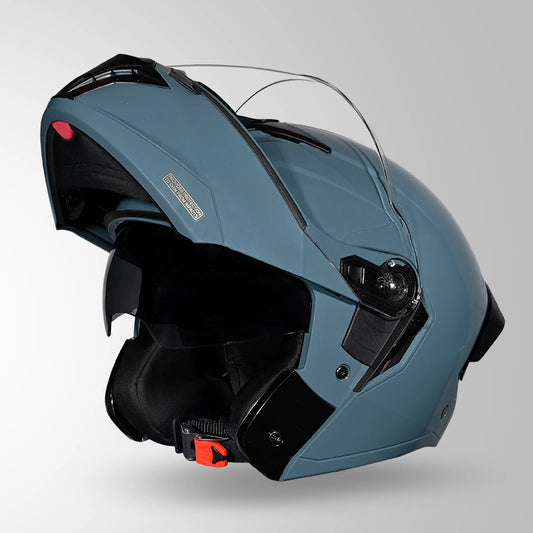 Studds Trooper DV Shark Skin Blue - Helmet
