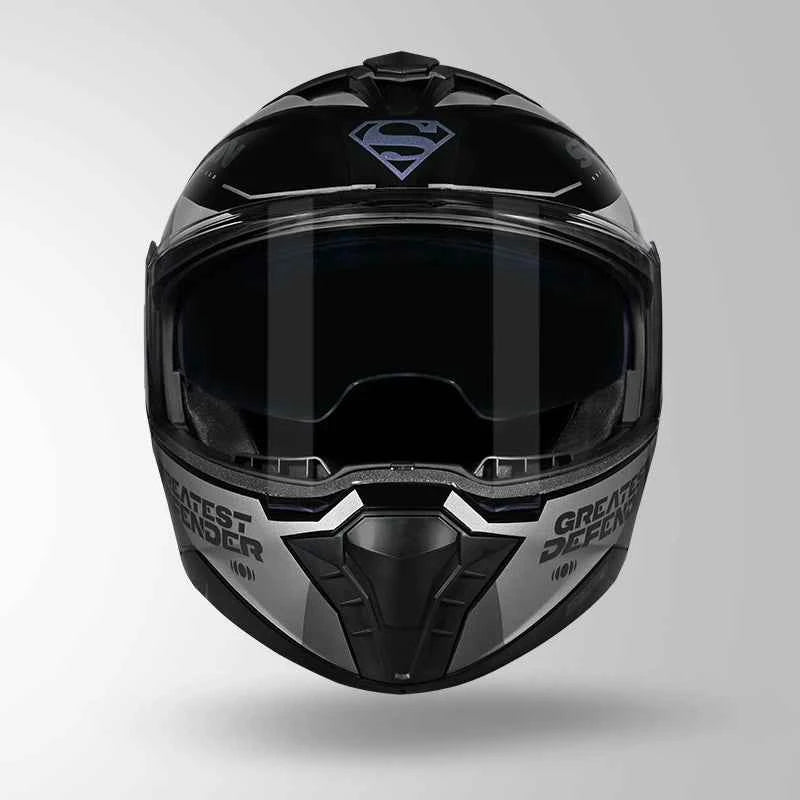 Studds Trooper Superman Edition Black Chameleon Pink - Helmet