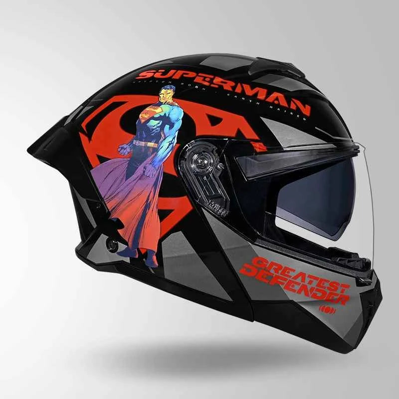 Studds Trooper Superman Edition Black & Red - Helmet