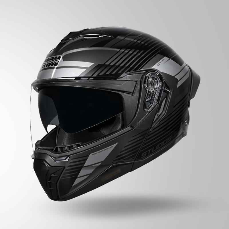 Studds Trooper Trail Grey & Black / Grey - Helmet