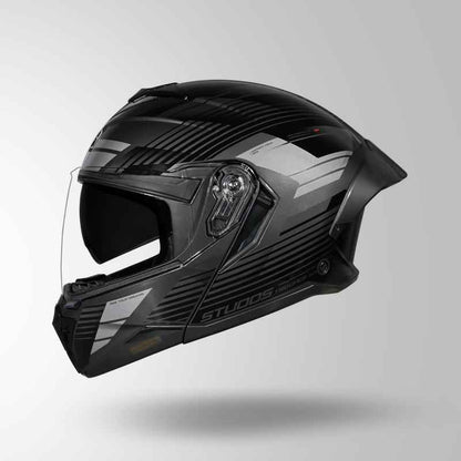 Studds Trooper Trail Grey & Black / Grey - Helmet