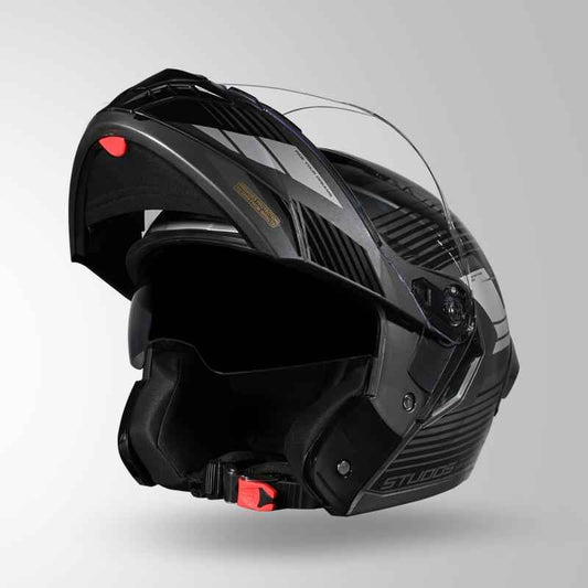 Studds Trooper Trail Grey & Black / Grey - Helmet