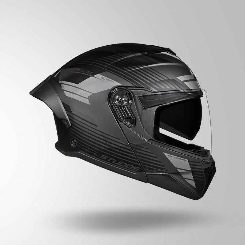 Studds Trooper Trail Matt Grey & Black / Grey - Helmet