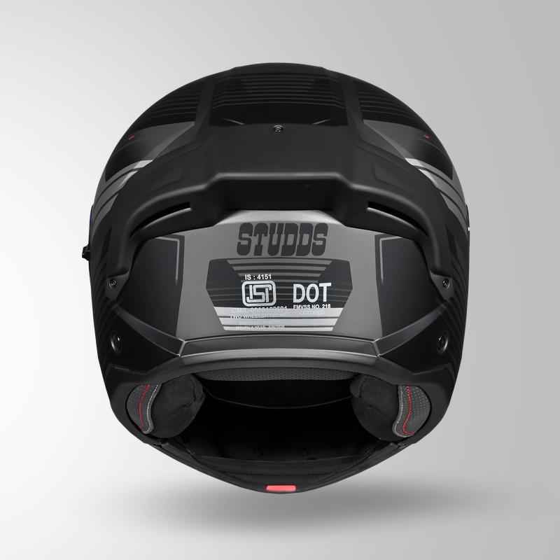 Studds Trooper Trail Matt Grey & Black / Grey - Helmet