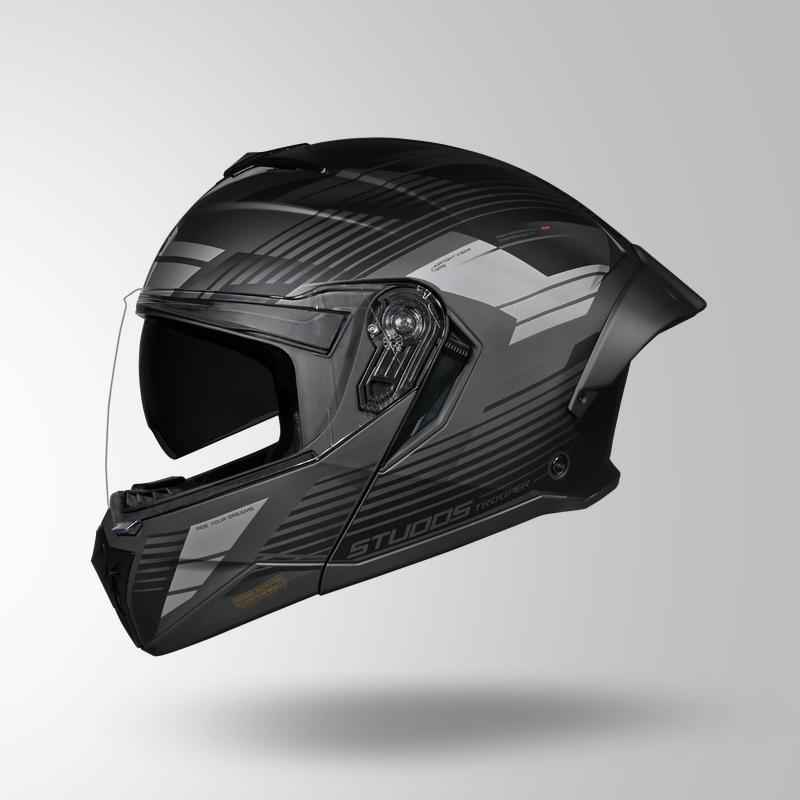 Studds Trooper Trail Matt Grey & Black / Grey - Helmet