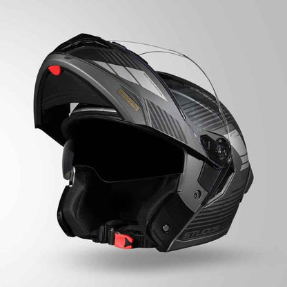 Studds Trooper Trail Matt Grey & Black / Grey - Helmet