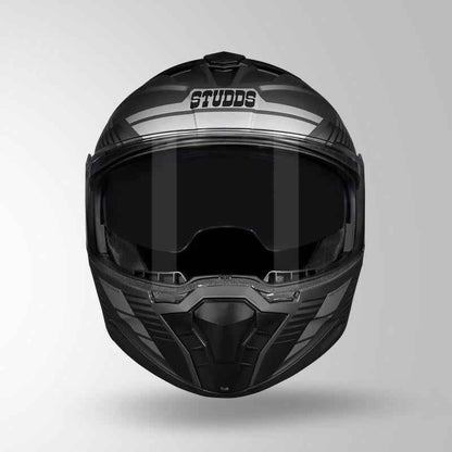Studds Trooper Trail Matt Grey & Black / Grey - Helmet