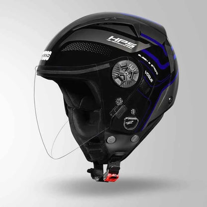 Studds Vogue D1 Square Decor Black N1 - Helmet