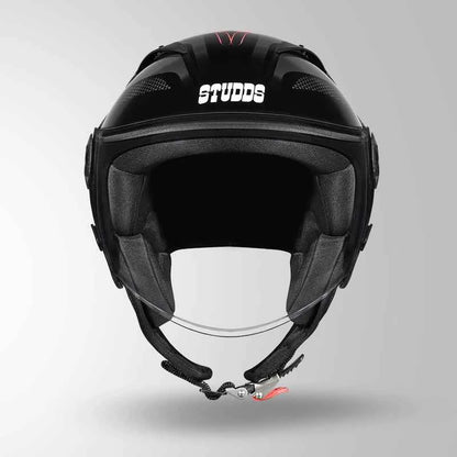 Studds Vogue D1 Square Decor Black N2 - Helmet
