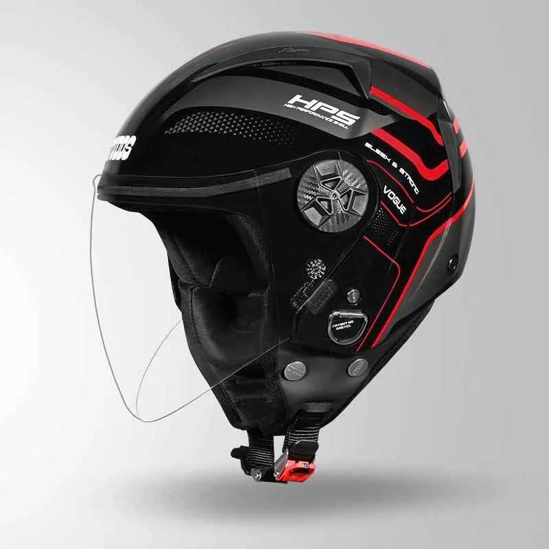 Studds Vogue D1 Square Decor Black N2 - Helmet