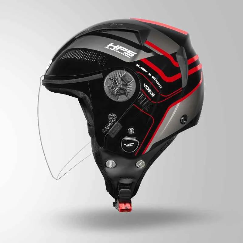 Studds Vogue D1 Square Decor Black N2 - Helmet