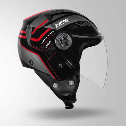 Studds Vogue D1 Square Decor Black N2 - Helmet