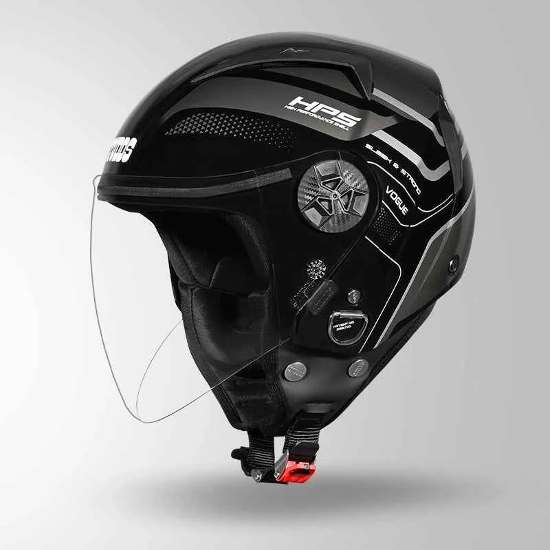 Studds Vogue D1 Square Decor Black N4 - Helmet