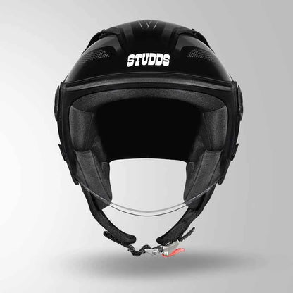 Studds Vogue D1 Square Decor Black N4 - Helmet