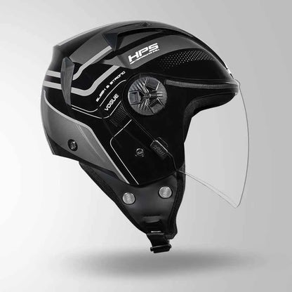 Studds Vogue D1 Square Decor Black N4 - Helmet