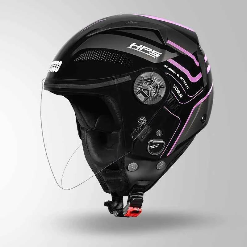 Studds Vogue D1 Square Decor Black N8 - Helmet