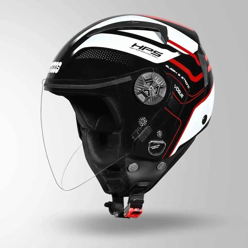 Studds Vogue D1 Square Decor Black & White N2 - Helmet