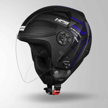 Studds Vogue D1 Square Decor Matt Black N1 - Helmet