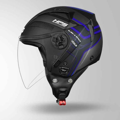 Studds Vogue D1 Square Decor Matt Black N1 - Helmet
