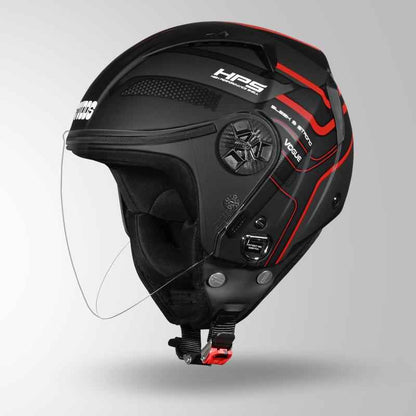 Studds Vogue D1 Square Decor Matt Black N2 - Helmet