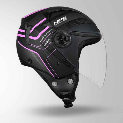 Studds Vogue D1 Square Decor Matt Black N8 - Helmet