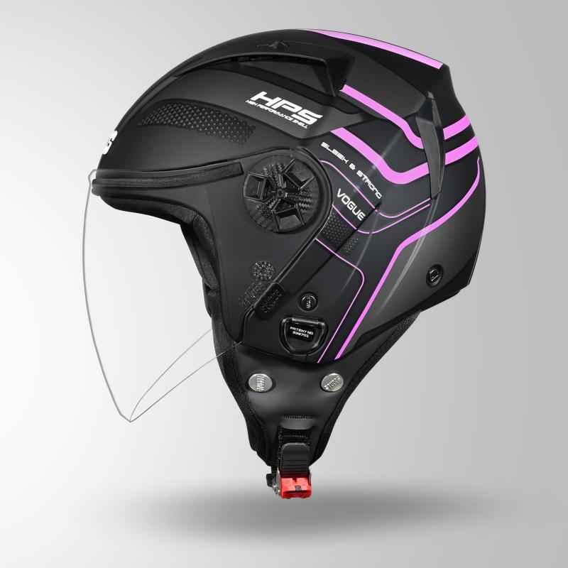 Studds Vogue D1 Square Decor Matt Black N8 - Helmet