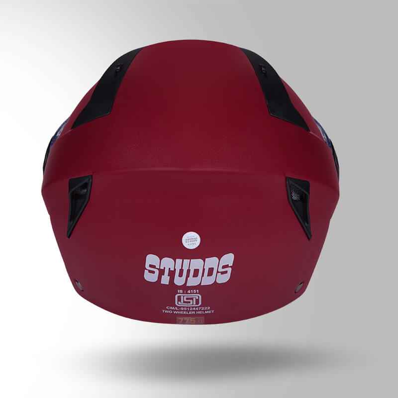 Studds Vogue Eco Maroon - Helmet