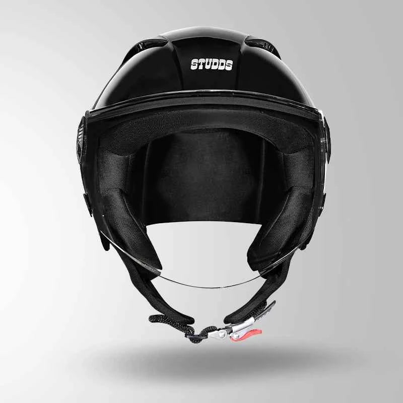 Studds Vogue Gloss Black - Helmet