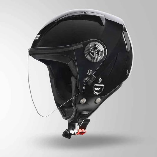 Studds Vogue Gloss Black - Helmet