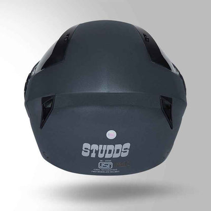 Studds Vogue Matt Gun Grey - Helmet