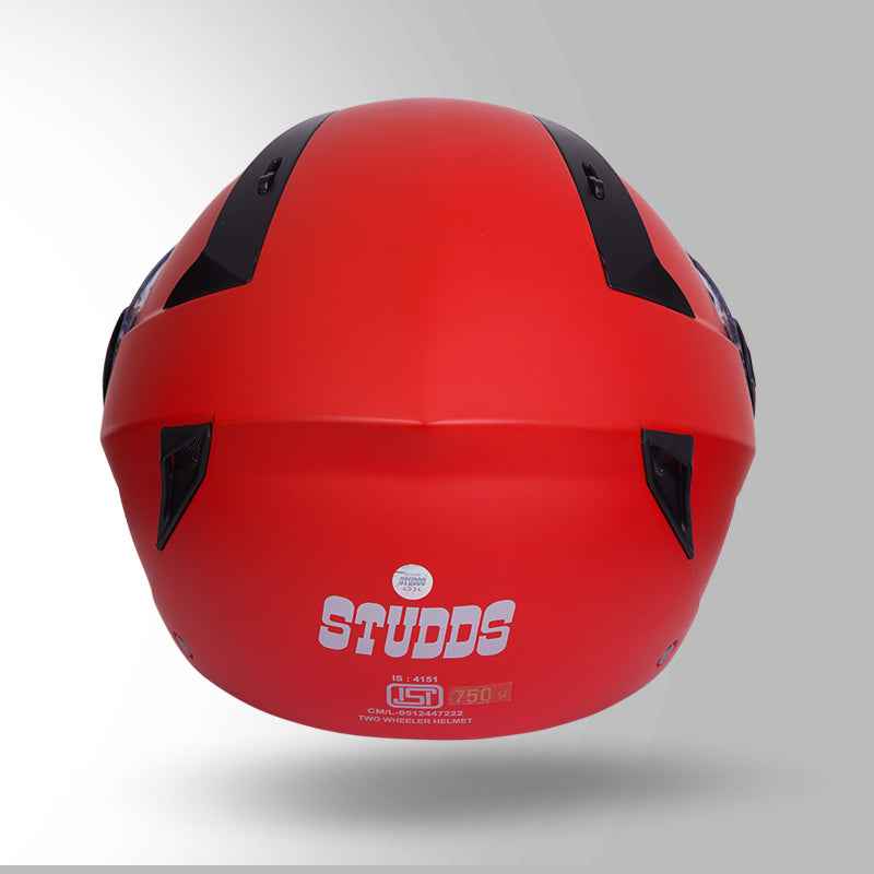 Studds Vogue Matt Sports Red - Helmet
