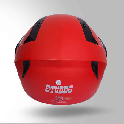 Studds Vogue Matt Sports Red - Helmet