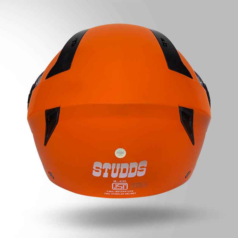 Studds Vogue Vibrant Orange - Helmet