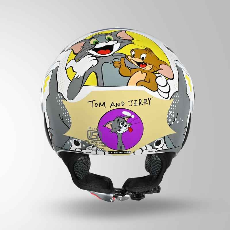 Studds Marshall Kids Tom & Jerry Edition - White Grey & Yellow