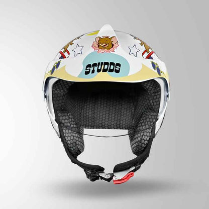 Studds Marshall Kids Tom & Jerry Edition - White Grey & Yellow