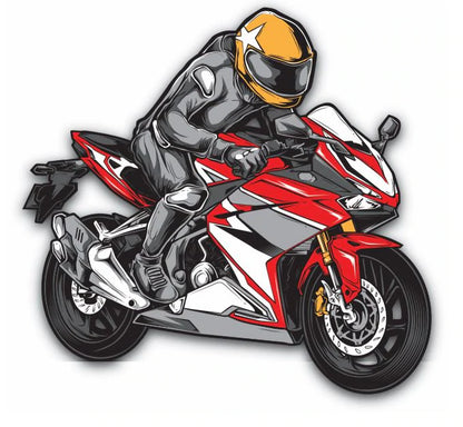 Super Biker Sticker - Wander Looms - Riders Junction