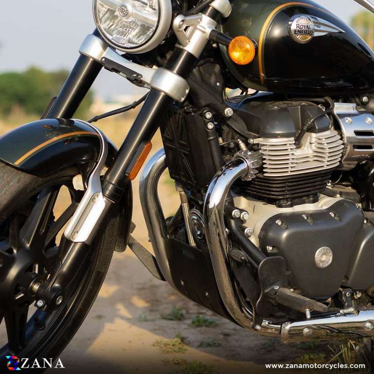 Bash Plate For Super Meteor 650 - Black - ZI-8288 - Riders Junction