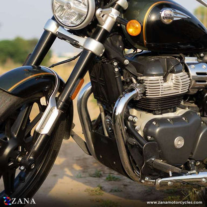 Bash Plate For Super Meteor 650 - Black - ZI-8288 - Riders Junction