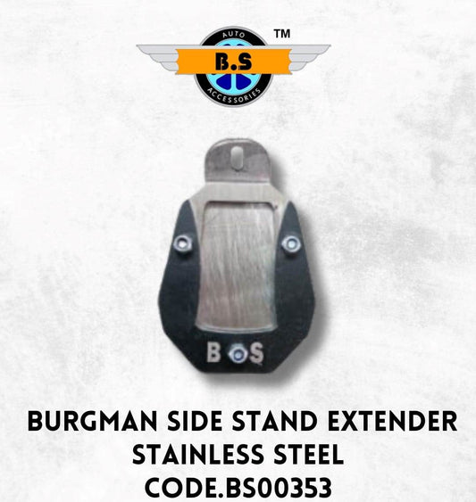 Suzuki Burgman Side Stand Extender (Stainless Steel Rustfree Product)