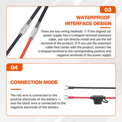 T1 Pro - Motorcycle Triple Socket Charger - Fahren