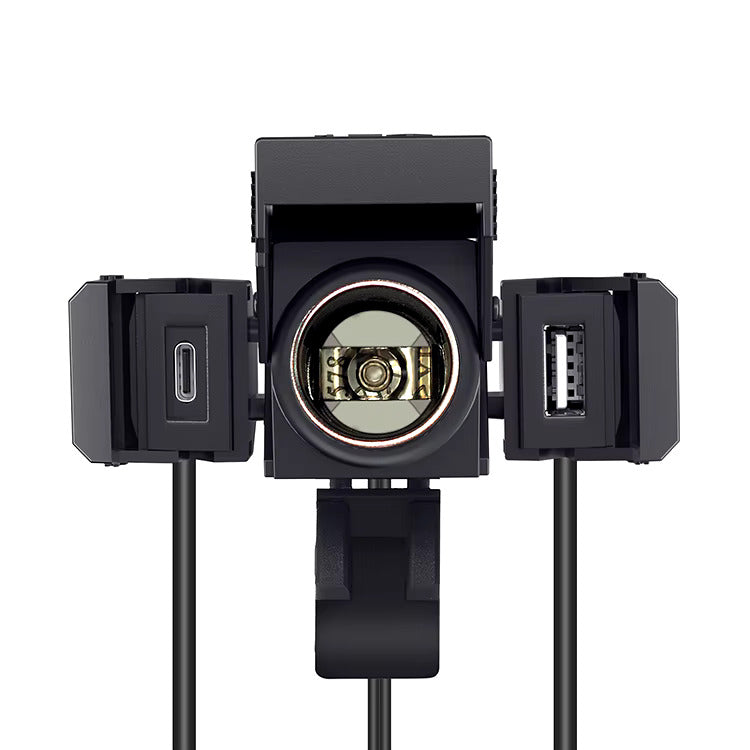 T1 Pro - Motorcycle Triple Socket Charger - Fahren